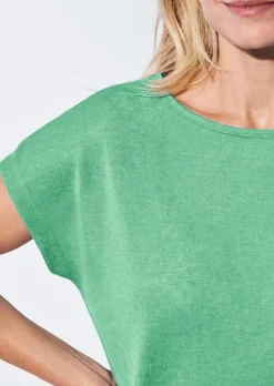 Shirt in Leinenoptik