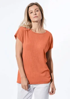 Shirt in Leinenoptik
