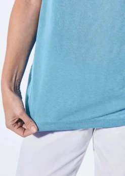 Shirt in Leinenoptik