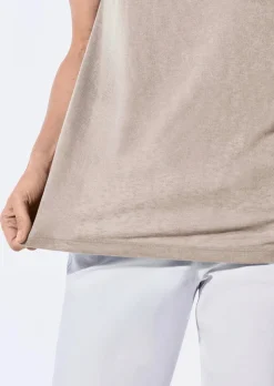 Shirt in Leinenoptik