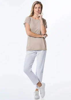 Shirt in Leinenoptik