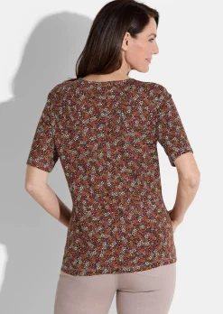 Shirt in Millefleurs-Print