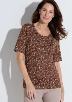 Shirt in Millefleurs-Print
