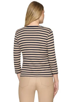 Shirtjacke aus Baumwoll-Feinripp