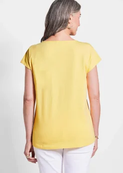 Shirt mit überschnittenen Schultern