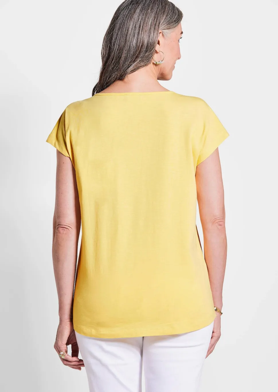 Shirt mit überschnittenen Schultern