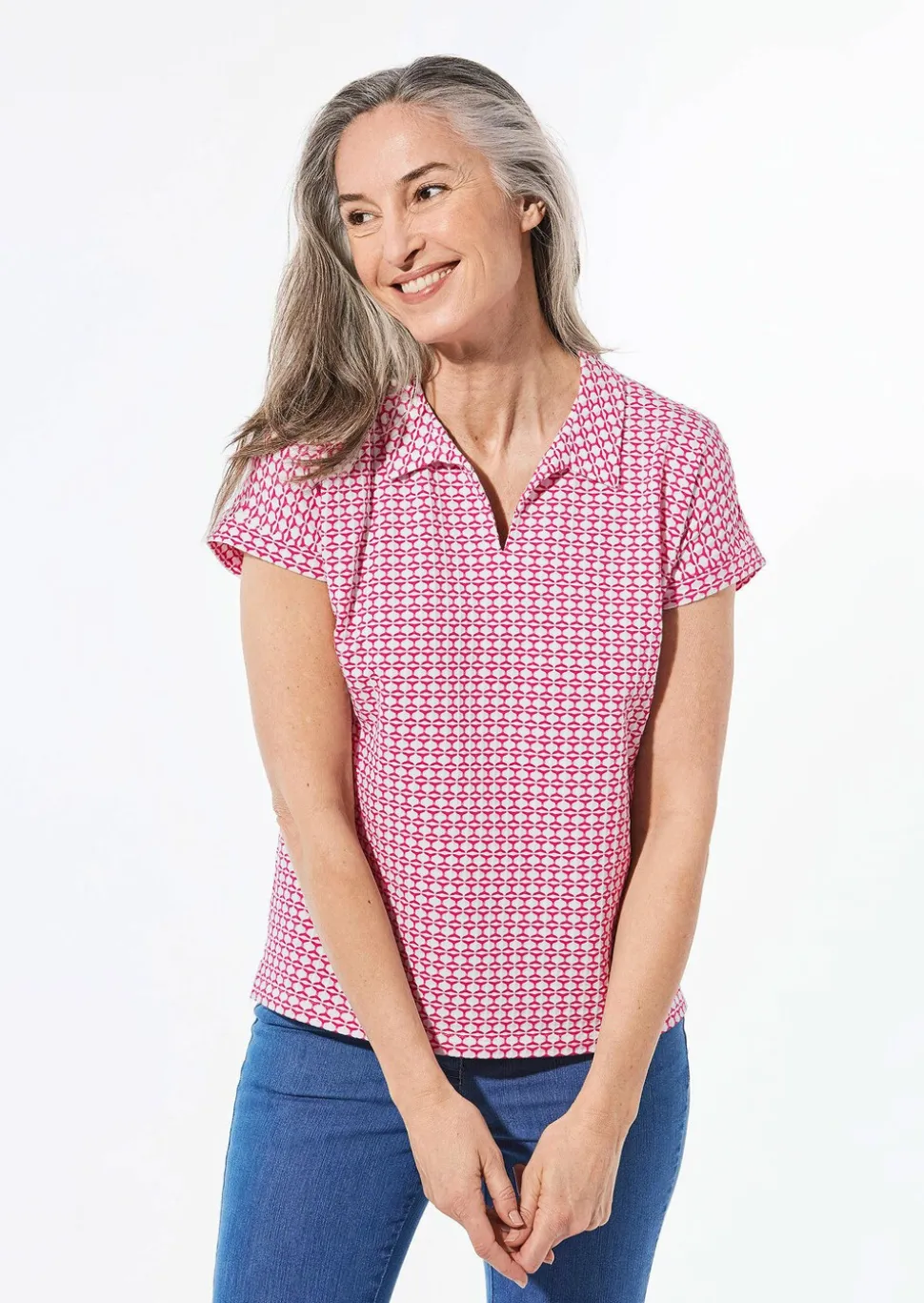 Shirt mit dezentem Jacquard