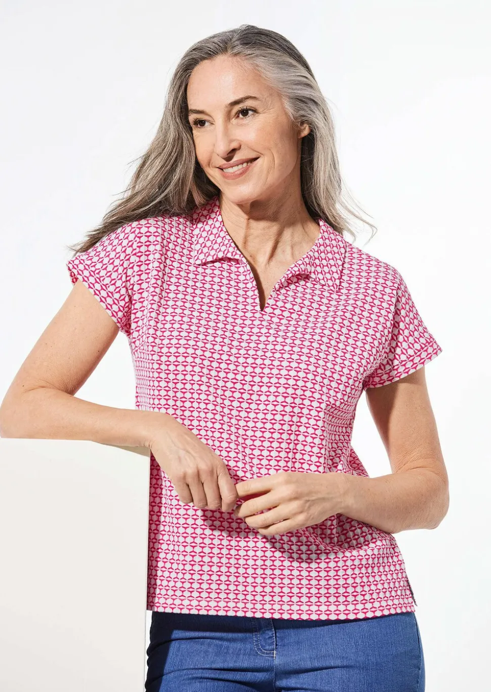 Shirt mit dezentem Jacquard