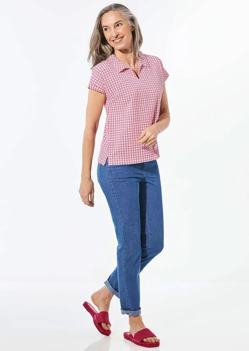 Shirt mit dezentem Jacquard
