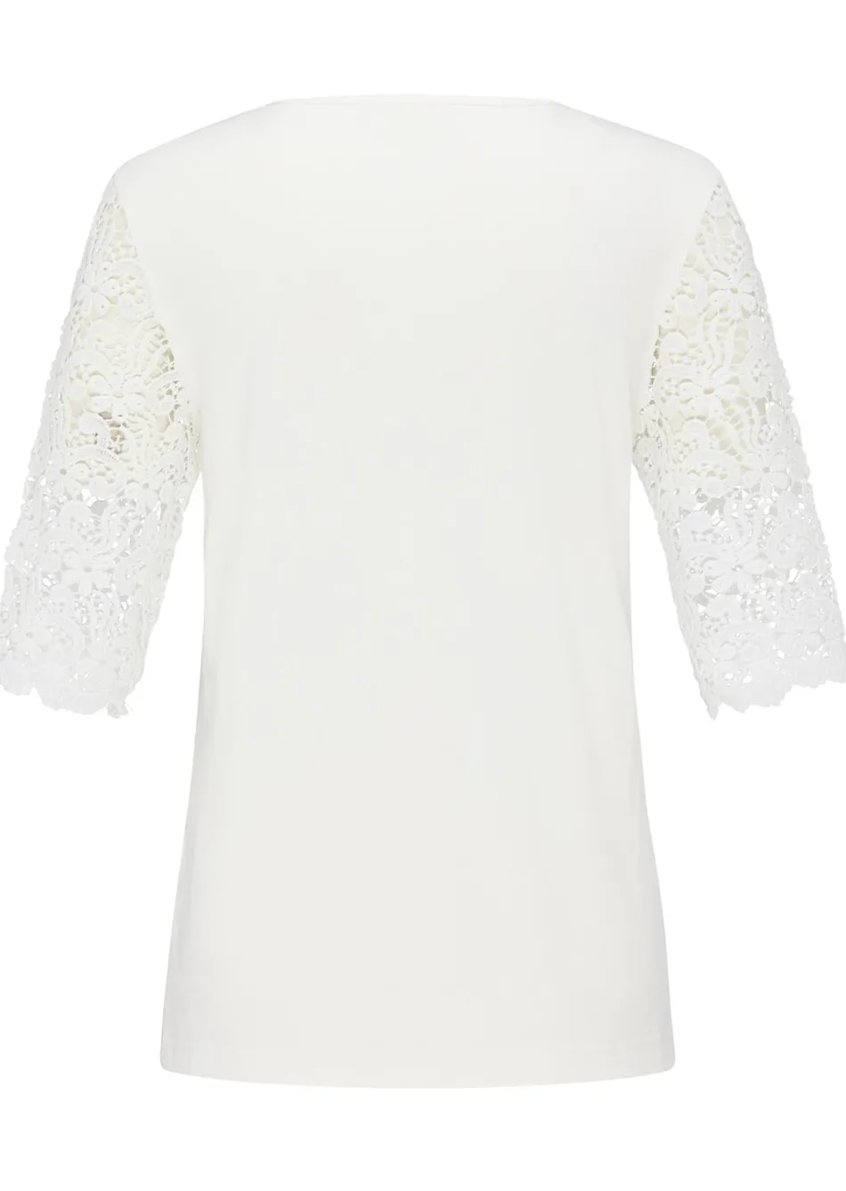 Shirt mit effektvoller Spitze