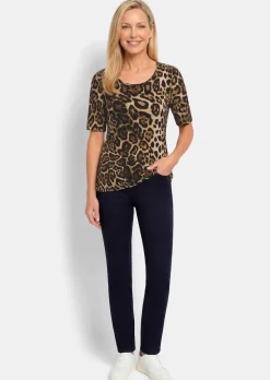 Shirt mit elegantem Leo Print