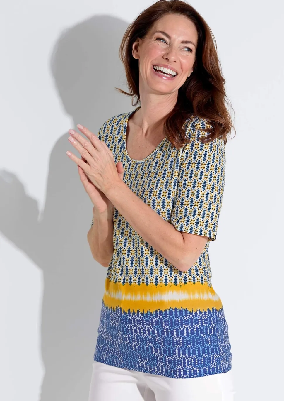 Shirt mit Ethno Print
