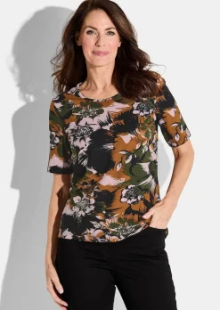 Shirt mit femininem Blumenprint