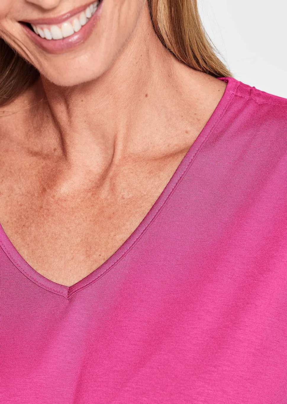 Shirt mit gerafften Ärmeln