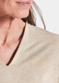Shirt mit schimmerndem Glanz