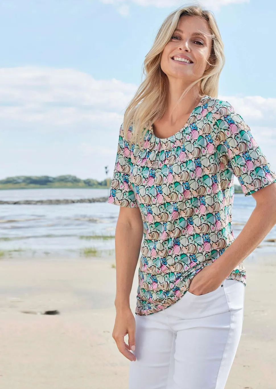Shirt mit trendigem Druck