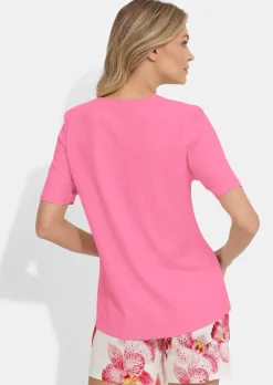 Shorty-Set mit Blütendruck