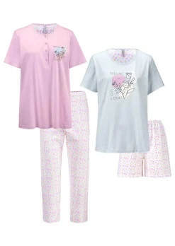 Shorty und Pyjama im Doppelpack