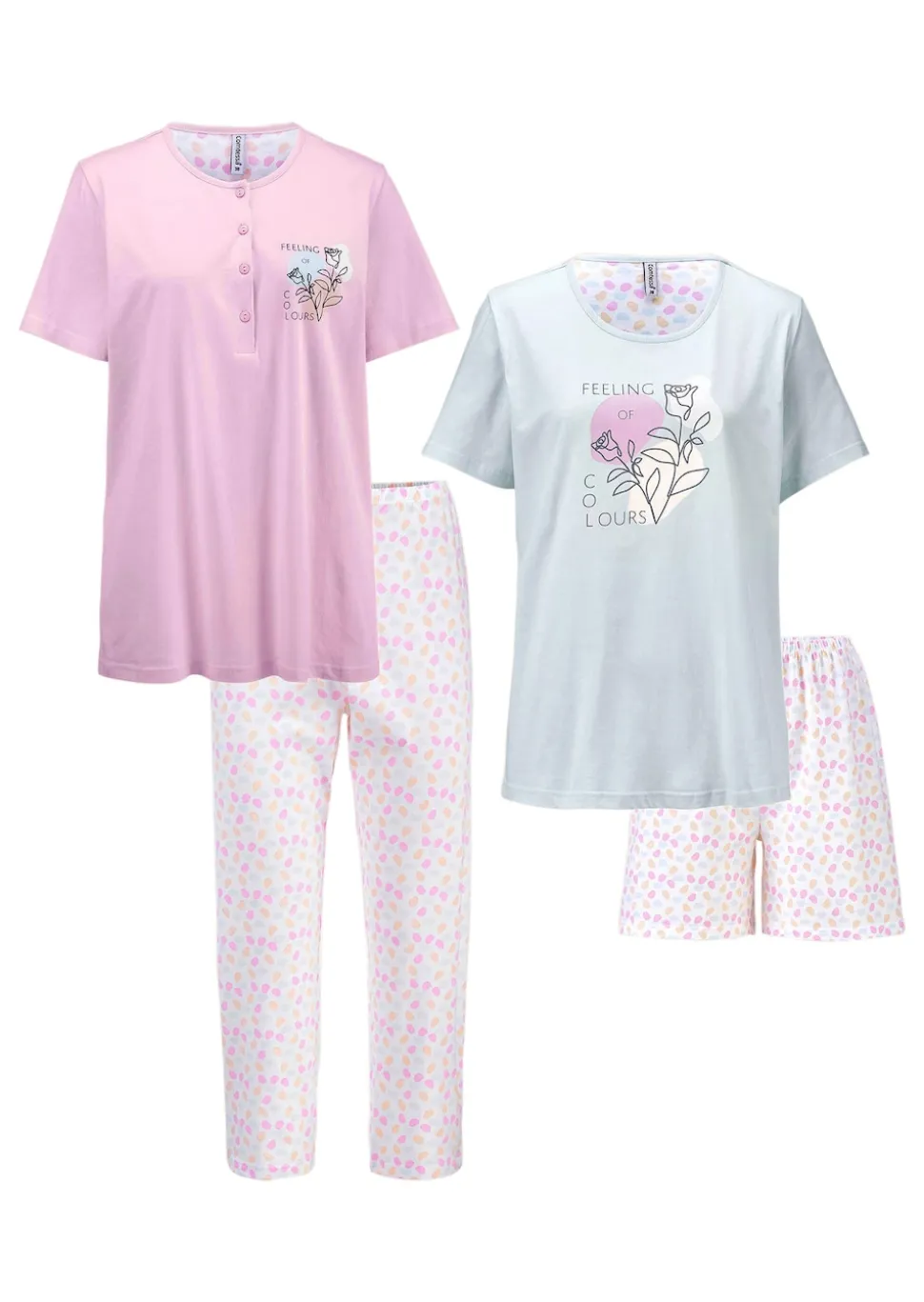 Shorty und Pyjama im Doppelpack