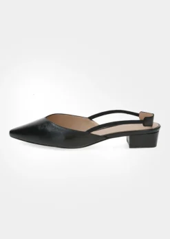Slingpumps aus echtem Leder