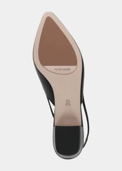 Slingpumps aus echtem Leder