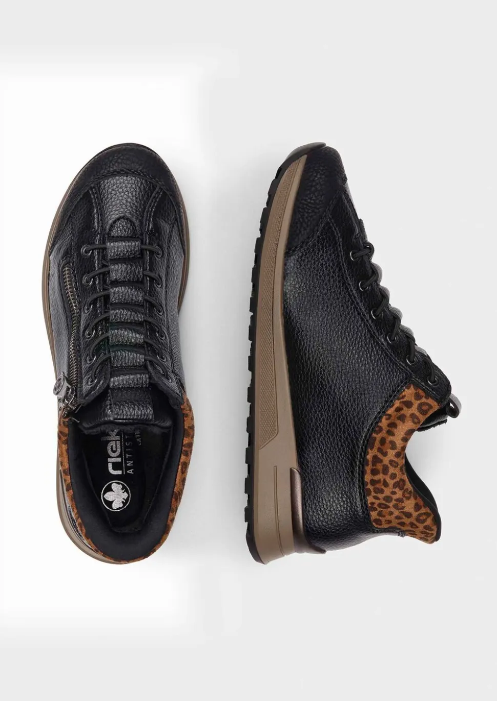 Slip-In-Sneaker mit Animal Print