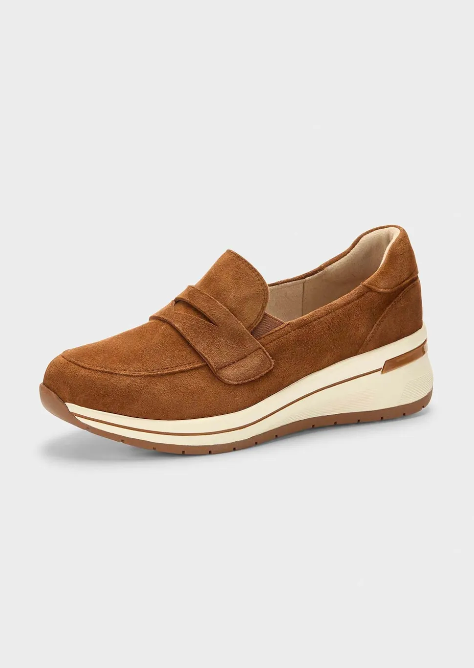 Slipper aus echtem Wildleder