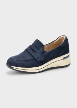 Slipper aus echtem Wildleder