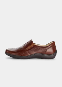 Slipper aus Leder