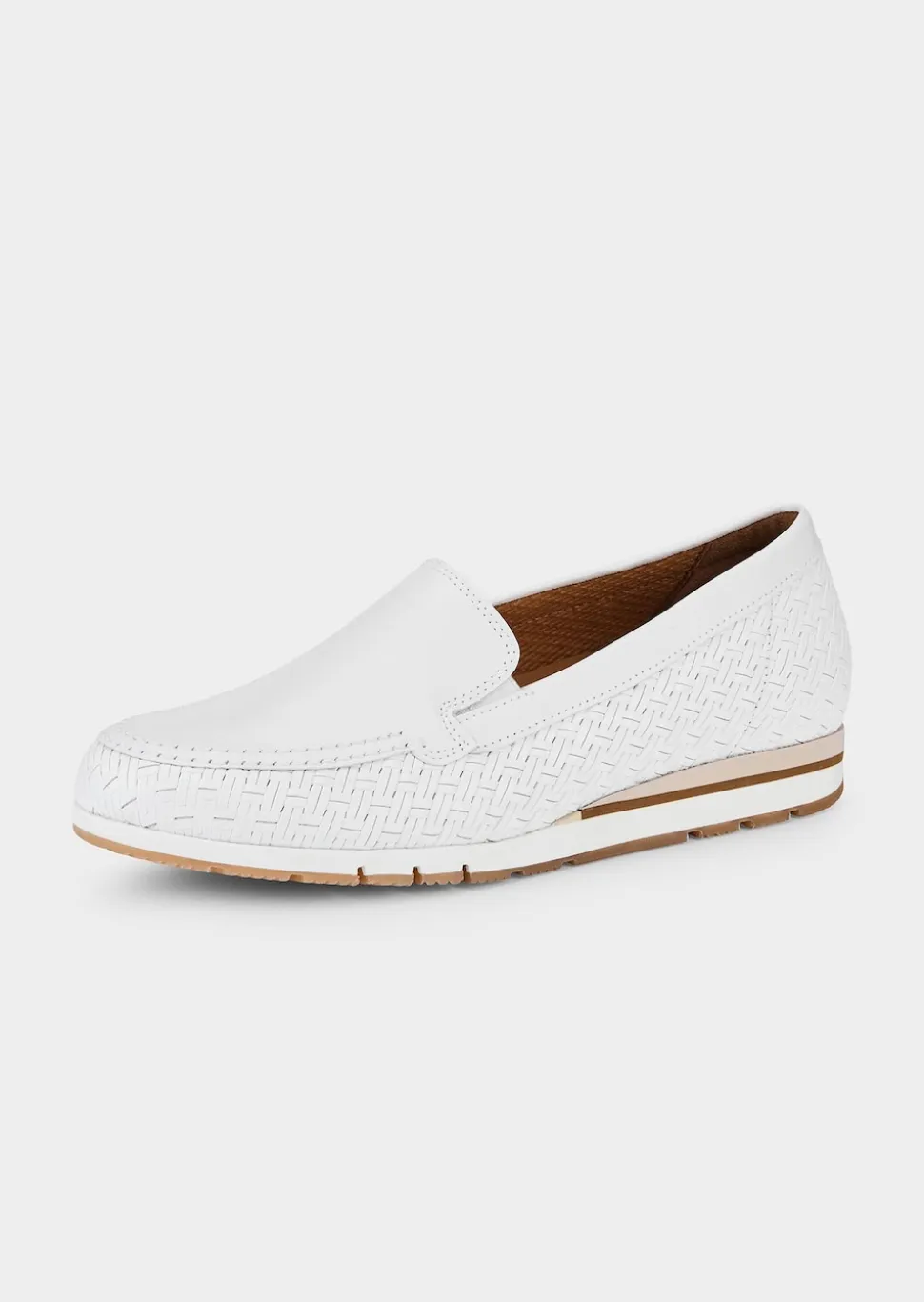 Slipper in Flechtoptik