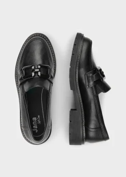 Slipper in Lackleder-Optik