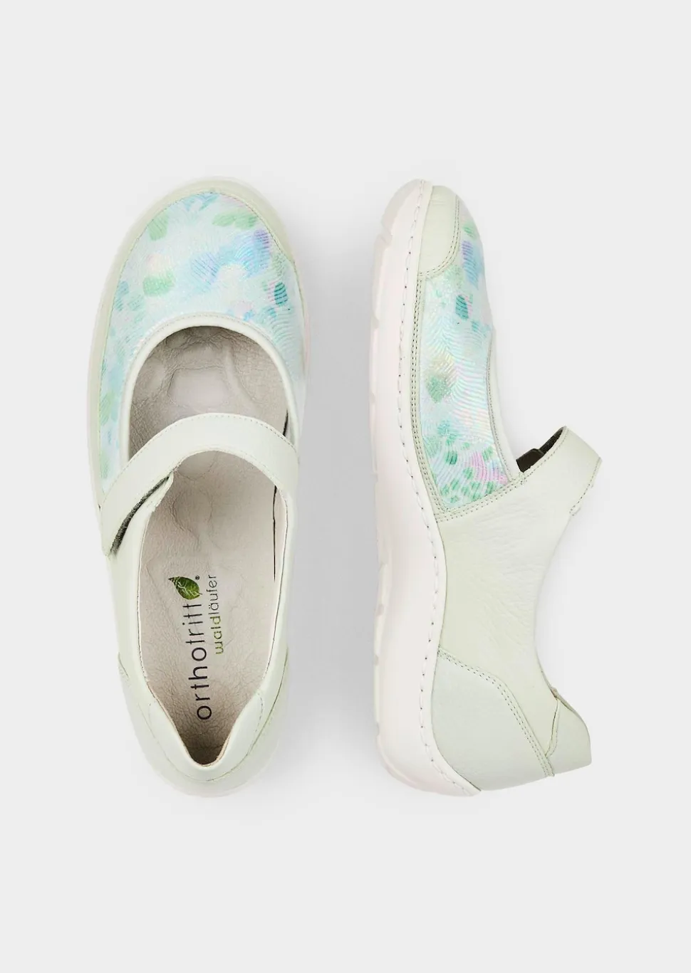 Slipper mit verstellbarem Klettverschluss