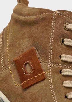 Sneaker aus Wildleder mit Reißverschluss