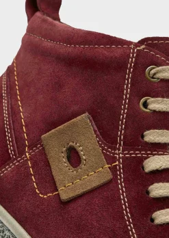 Sneaker aus Wildleder mit Reißverschluss