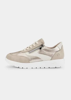 Sneaker in Matt/Glanz-Optik