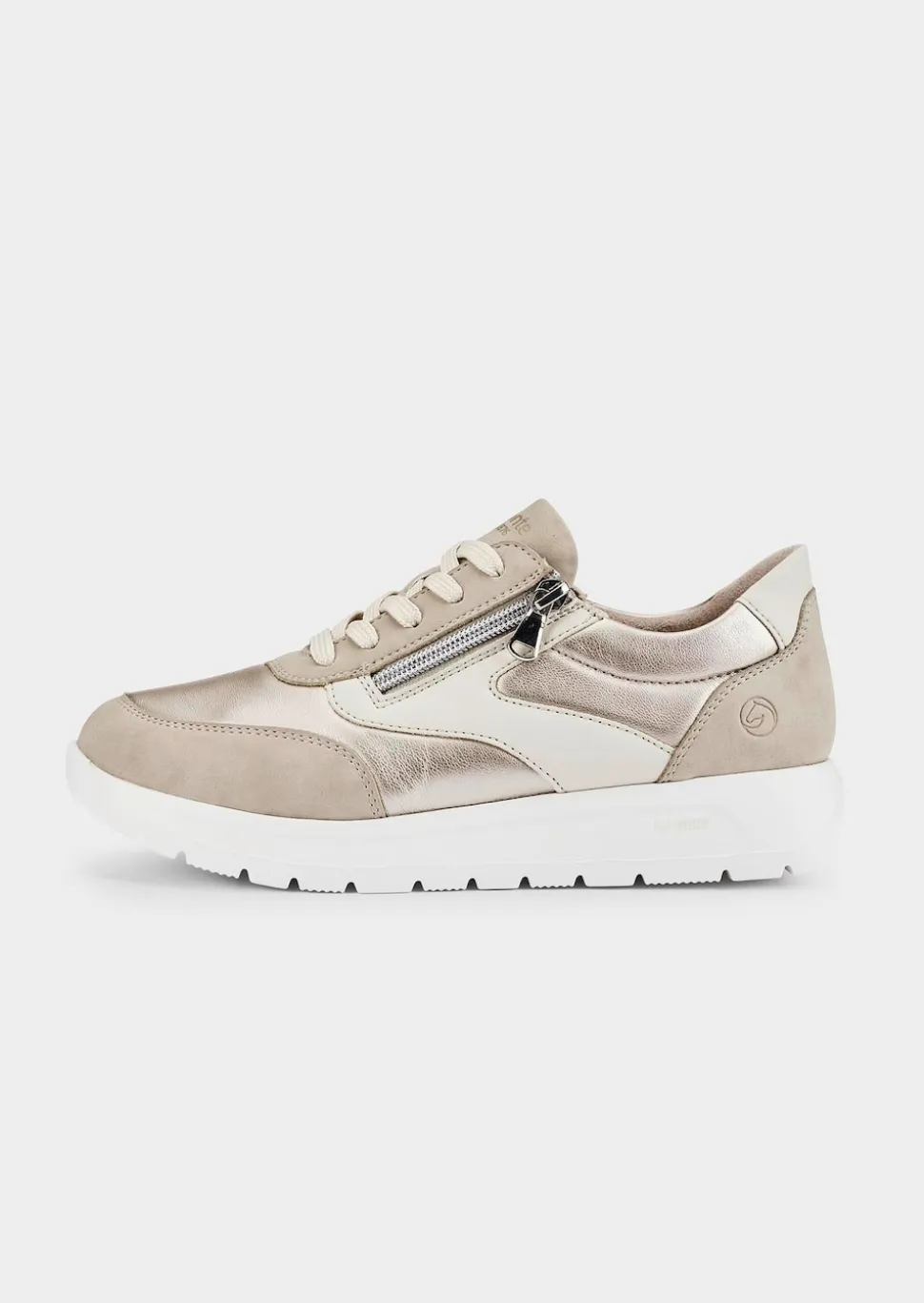 Sneaker in Matt/Glanz-Optik