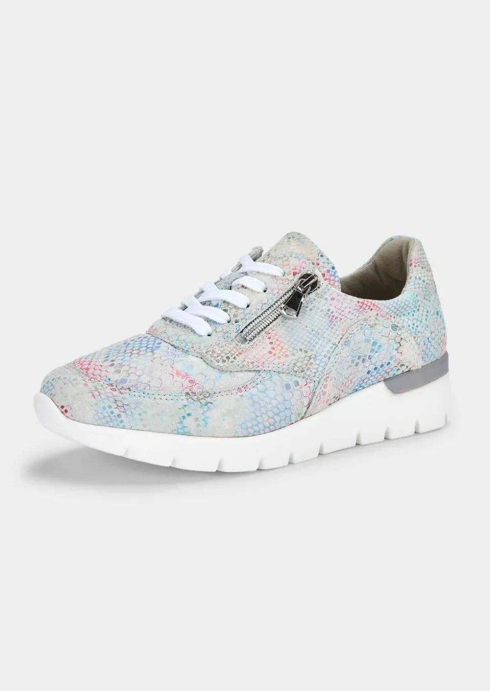 Sneaker mit femininem Foliendruck