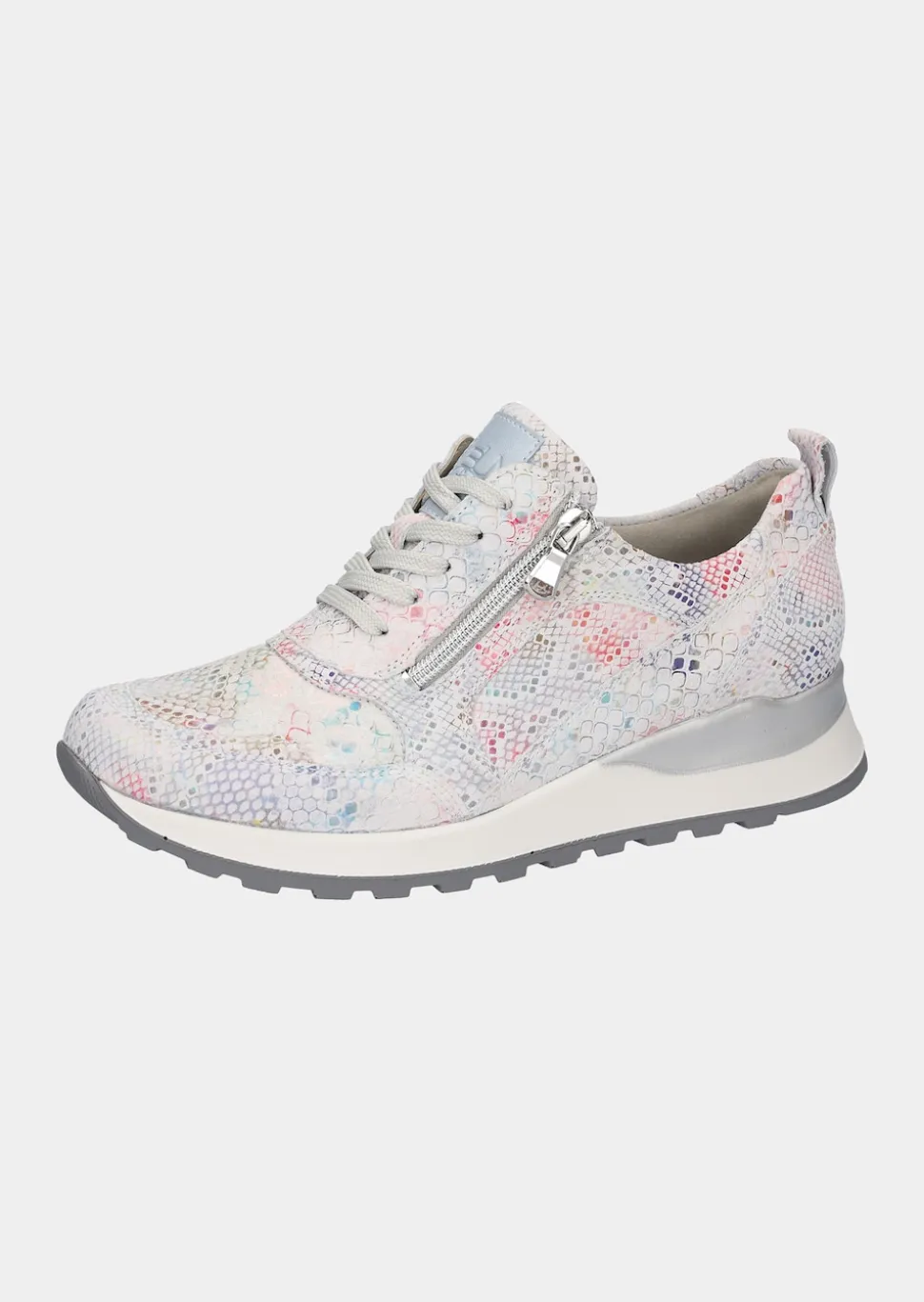 Sneaker mit femininem Foliendruck