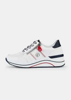 Sneaker mit leicht erhöhtem Keilabsatz