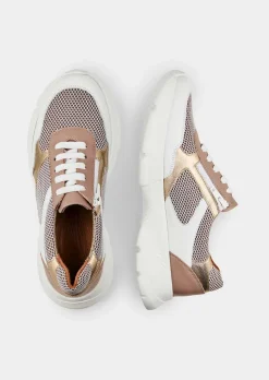 Sneaker mit Netzeinsatz