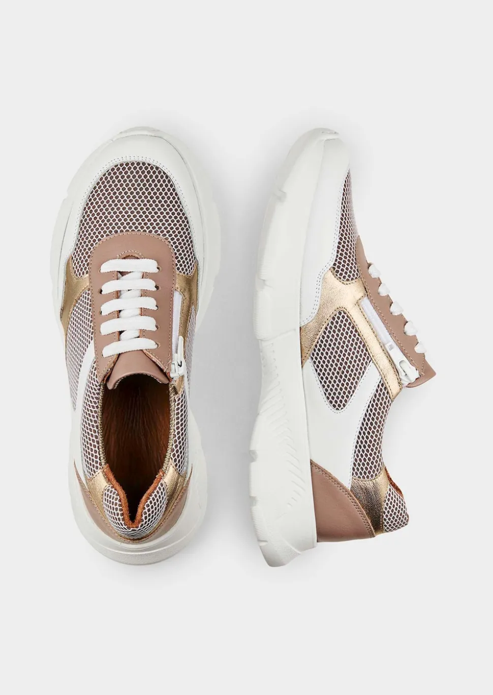 Sneaker mit Netzeinsatz
