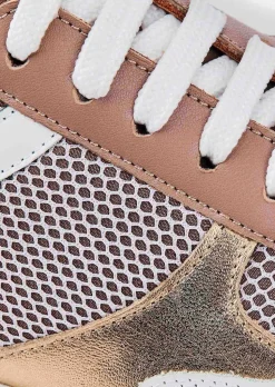 Sneaker mit Netzeinsatz