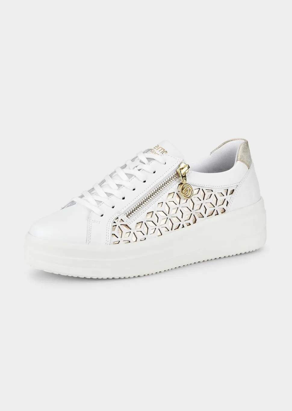 Sneaker mit seitlichen Ornamenten