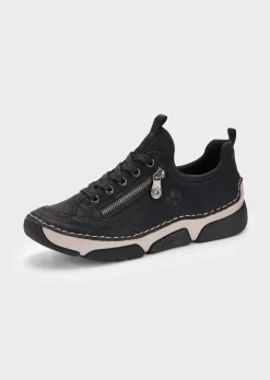 Sneaker mit Zier-Reißverschluss