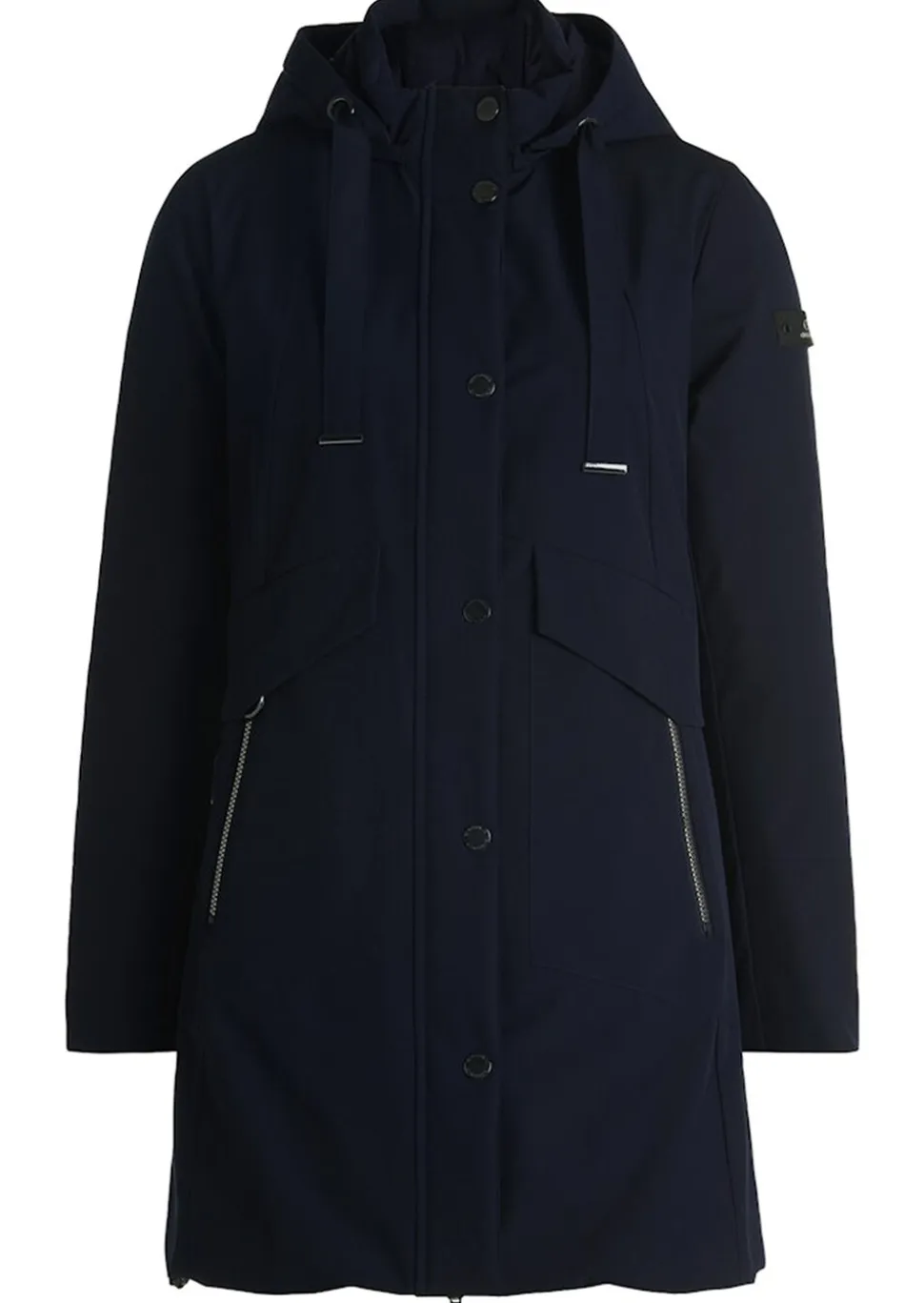 Softshell-Outdoorjacke mit abnehmbarer Kapuze