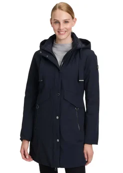 Softshell-Outdoorjacke mit abnehmbarer Kapuze