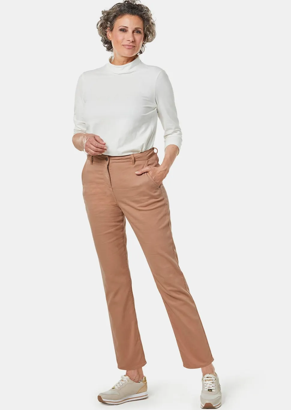 Sportive Baumwollhose in Stretchqualität