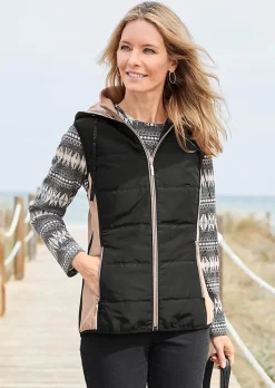 Sportive Weste mit vielen Details