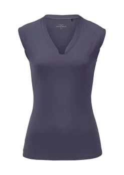 Sportliches Shirt mit Stehkragen