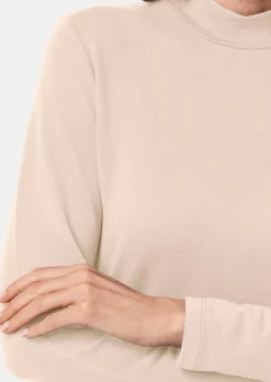 Stehkragenshirt mit Langarm